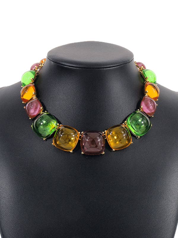 UZ Wholesale Store - Geometric Necklaces Accessories Dainty Necklace: WHITE / One_size