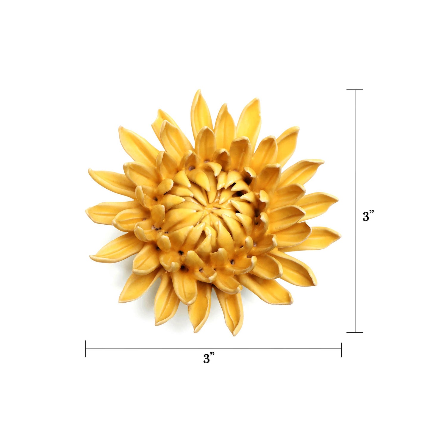 Chive - Ceramic Flower & Faux Succulent Collection 12: Flower Green