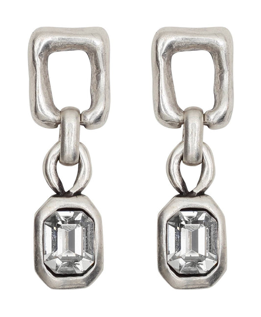 Chanour - Handmade Castle Pewter Earrings - NE1508