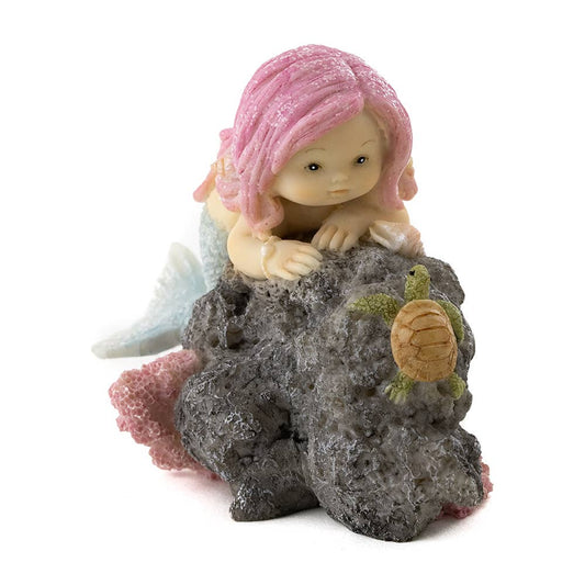 Top Land Trading - Little Mermaid With Baby Sea Turtle