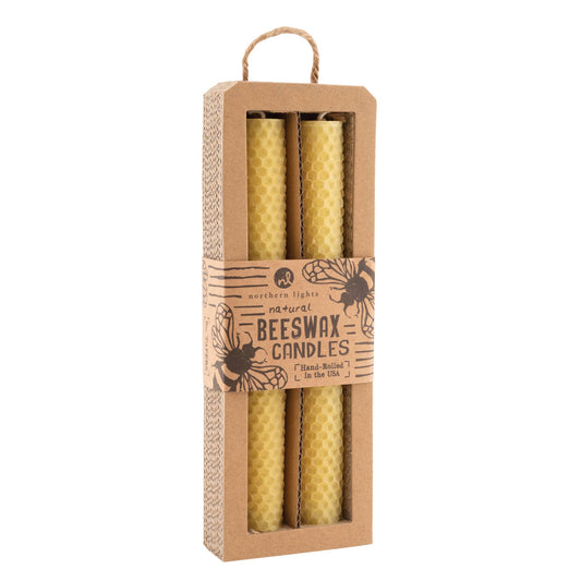 Northern Lights - Bee Hive Taper Candles: Natural