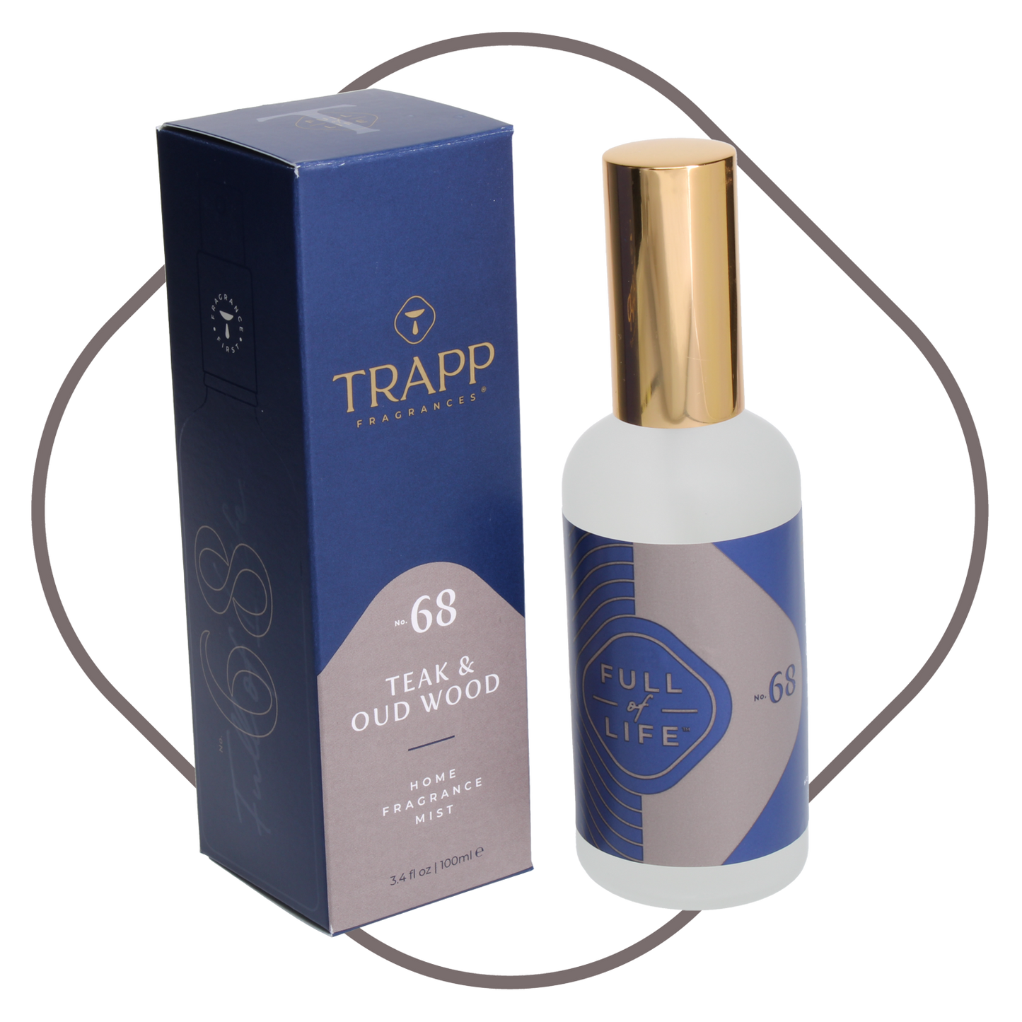 Trapp Fragrances - No. 68 Teak & Oud Wood 3.4 oz. Fragrance Mist