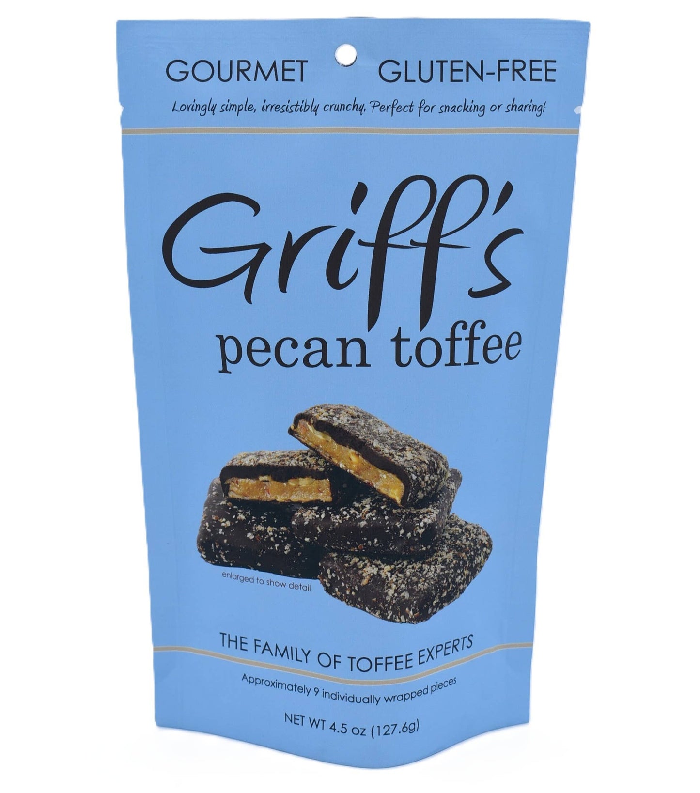 Griff's Toffee - Griff's Pecan Toffee - 4.5oz bag