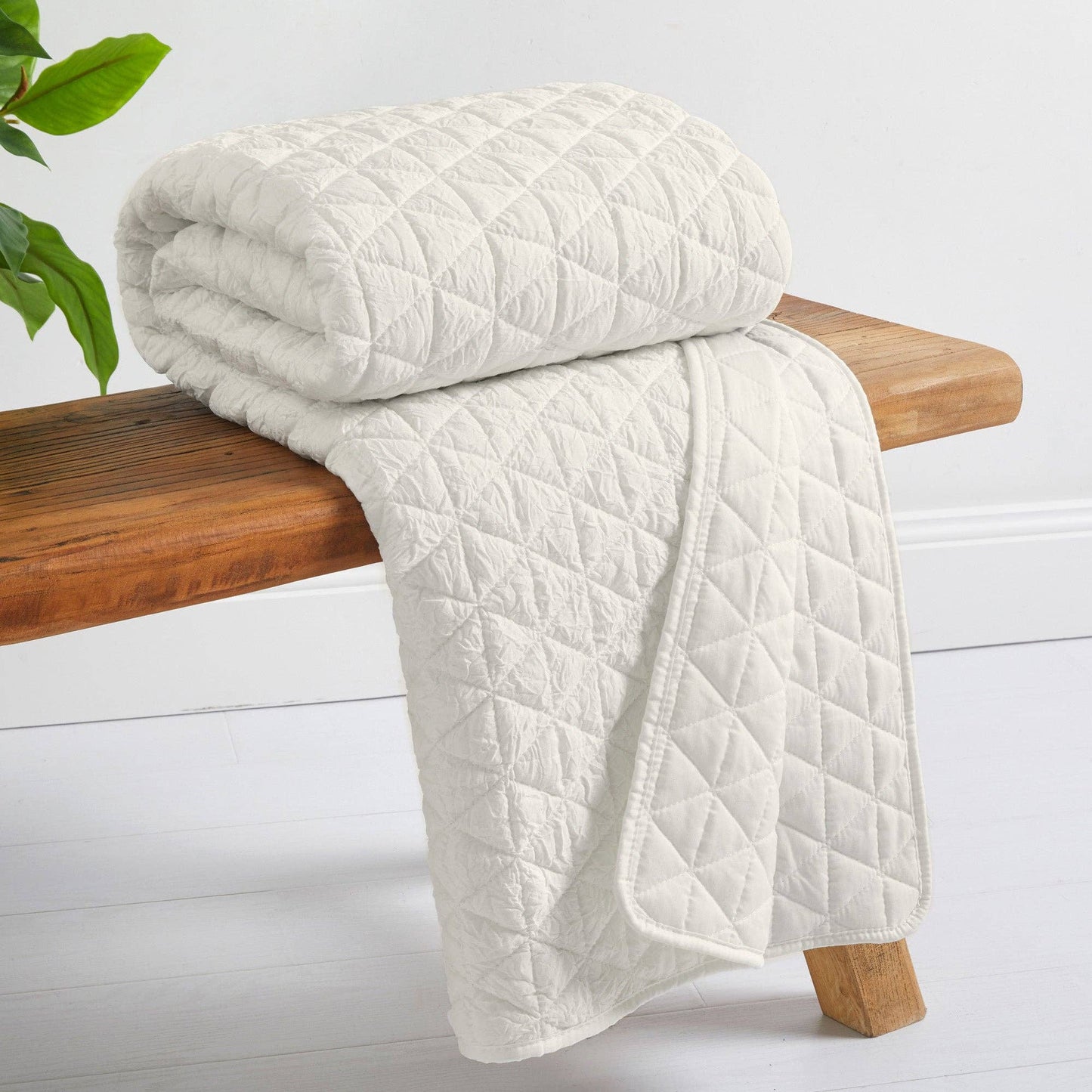 Levtex Home - Rowan Quilted Throw: Tan