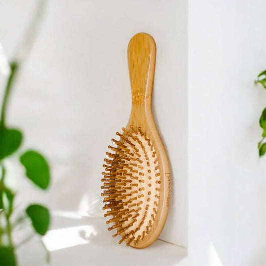 Bamboo Switch - Bamboo Paddle Hairbrush | Round | Christmas Gift Bestseller