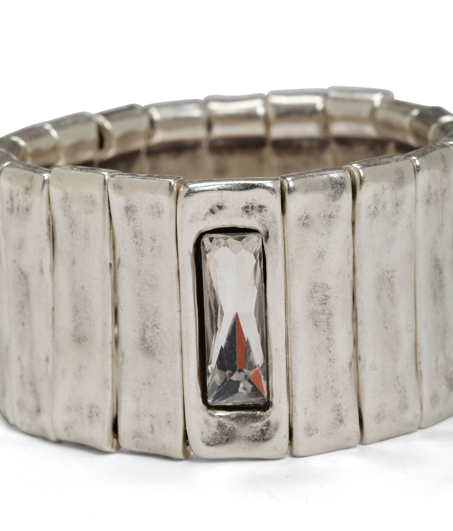 Chanour - Handmade Pewter Bracelet - NB2214 CLEAR