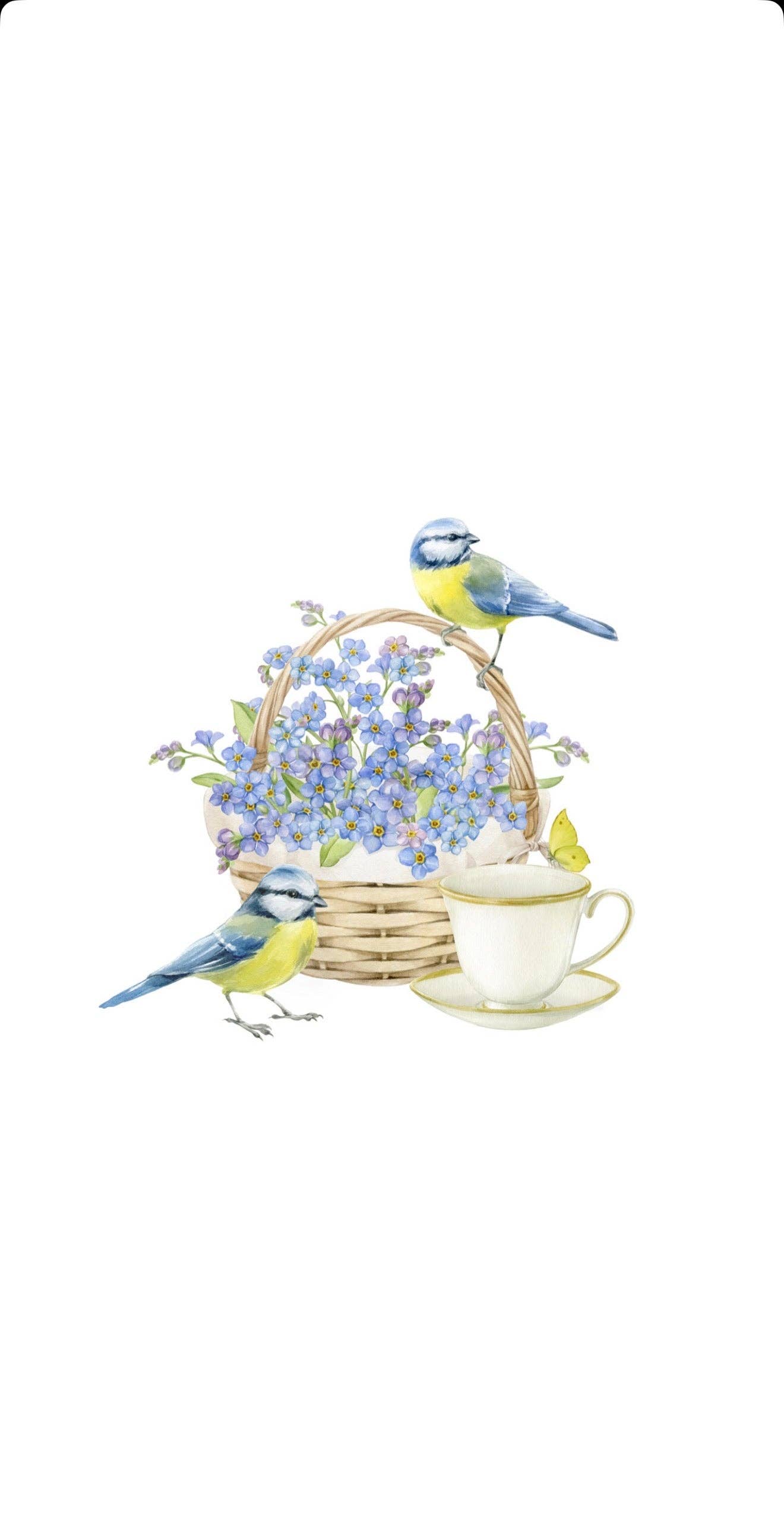 Altoonastore - Spring Blooms Tea Party - Printed Guest Towel
