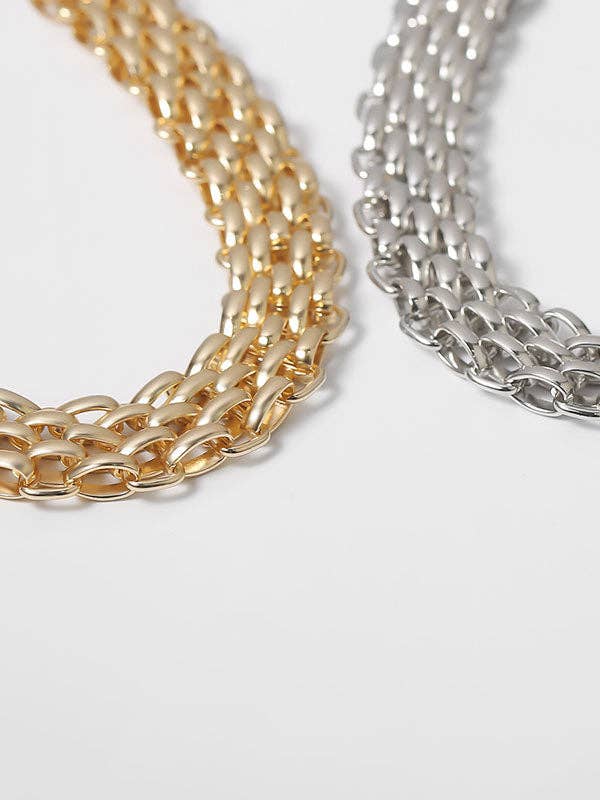 Elanora - Stylish Selection Necklaces Accessories: SILVER / One_size