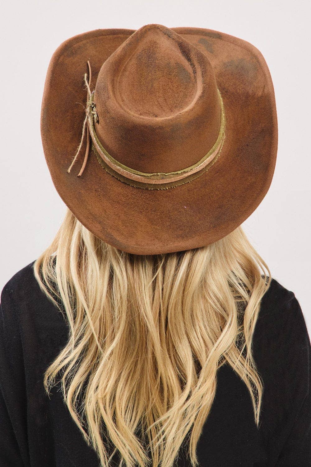 MiMi Wholesale - MH0240 Billie Heritage Worn Shapable Cowboy/Fedora Hat