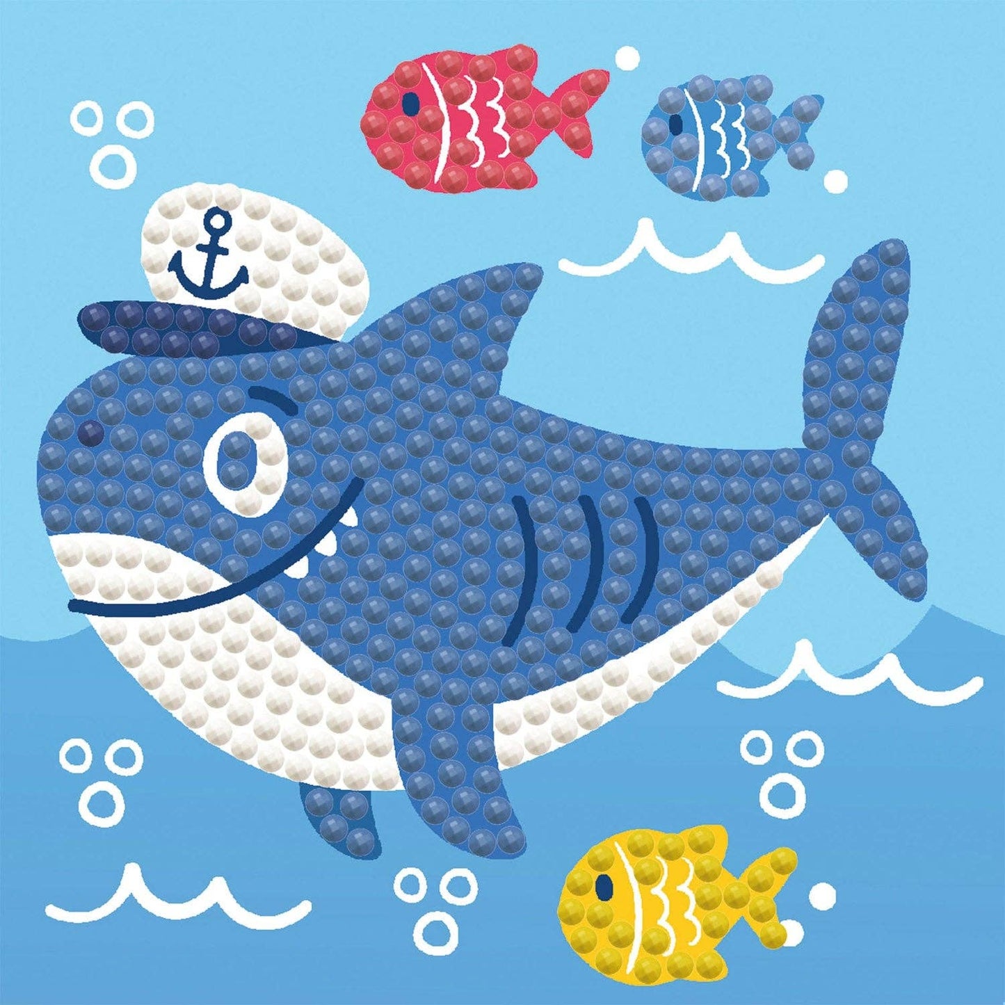 DIAMOND DOTZ® - Diamond Dotz Shark Ahoy! Framed Kit - 4.0" x 4.0"