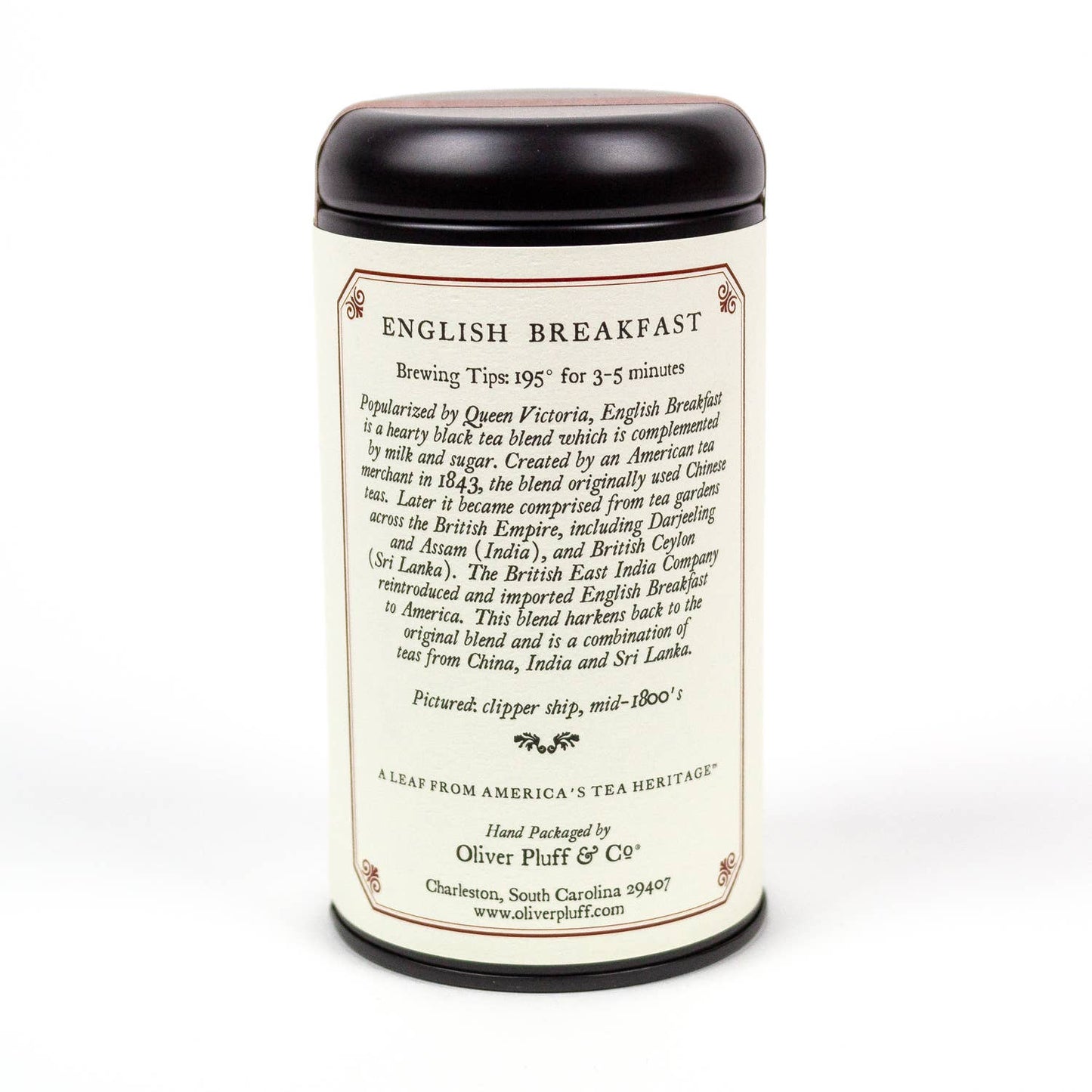 Oliver Pluff & Company - English Breakfast - 20 Teabags in Signature Tea Tin