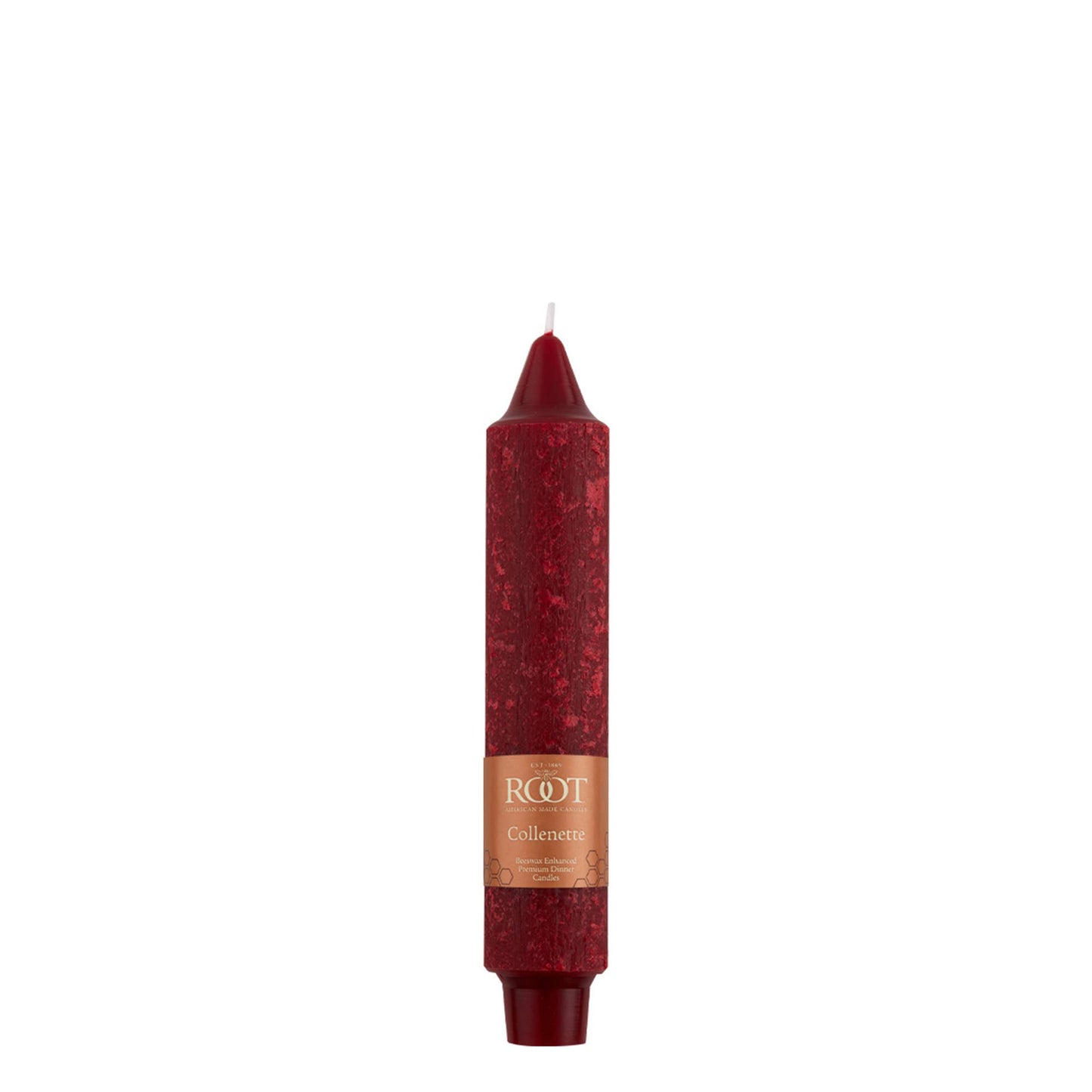 ROOT Candles - ROOT Timberline Collenette Taper Candles: Ivory / 7 inch
