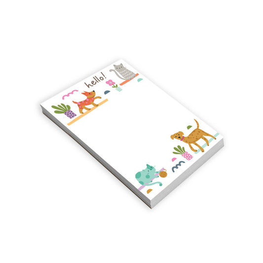 GINA B DESIGNS - Memo Pad -  Cats & Dogs