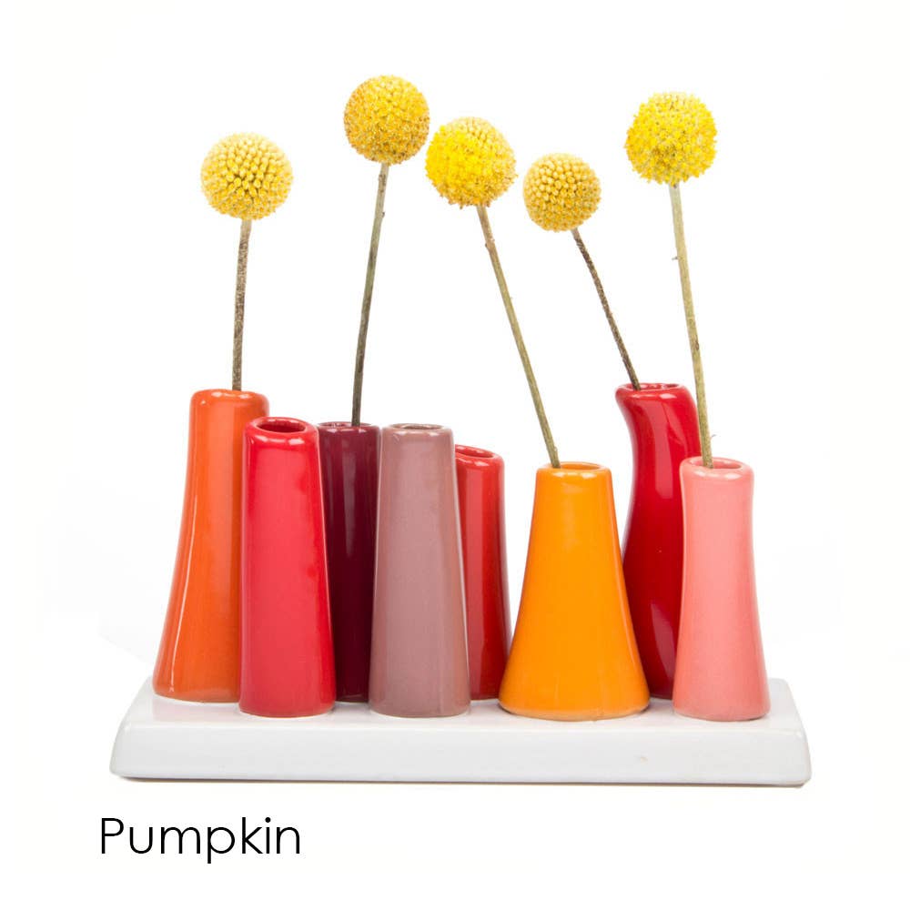 Chive - Pooley Modern Bud Vase For Flowers: Chartreuse