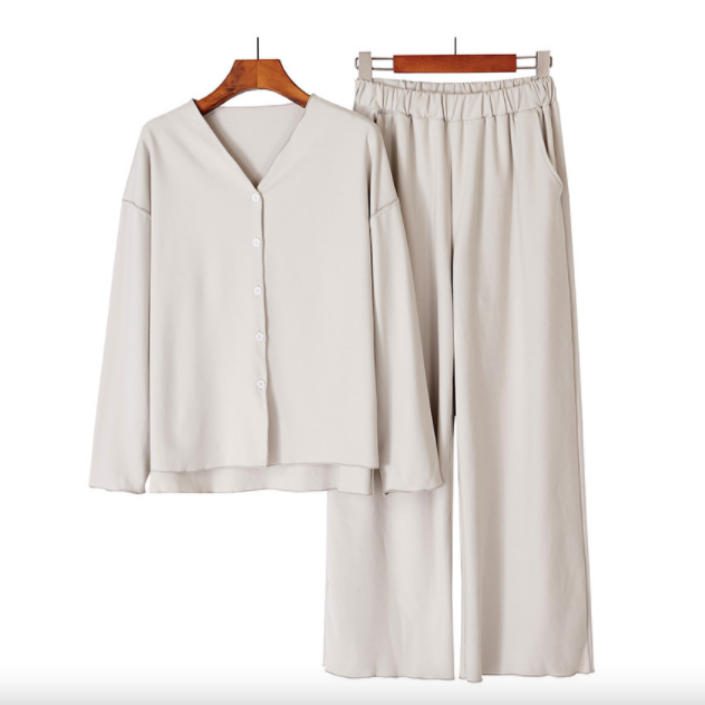 DrifWoo - Women Modal Loungewear Set  Women Comfy Pajamas Set : Dusty Pink / M-L