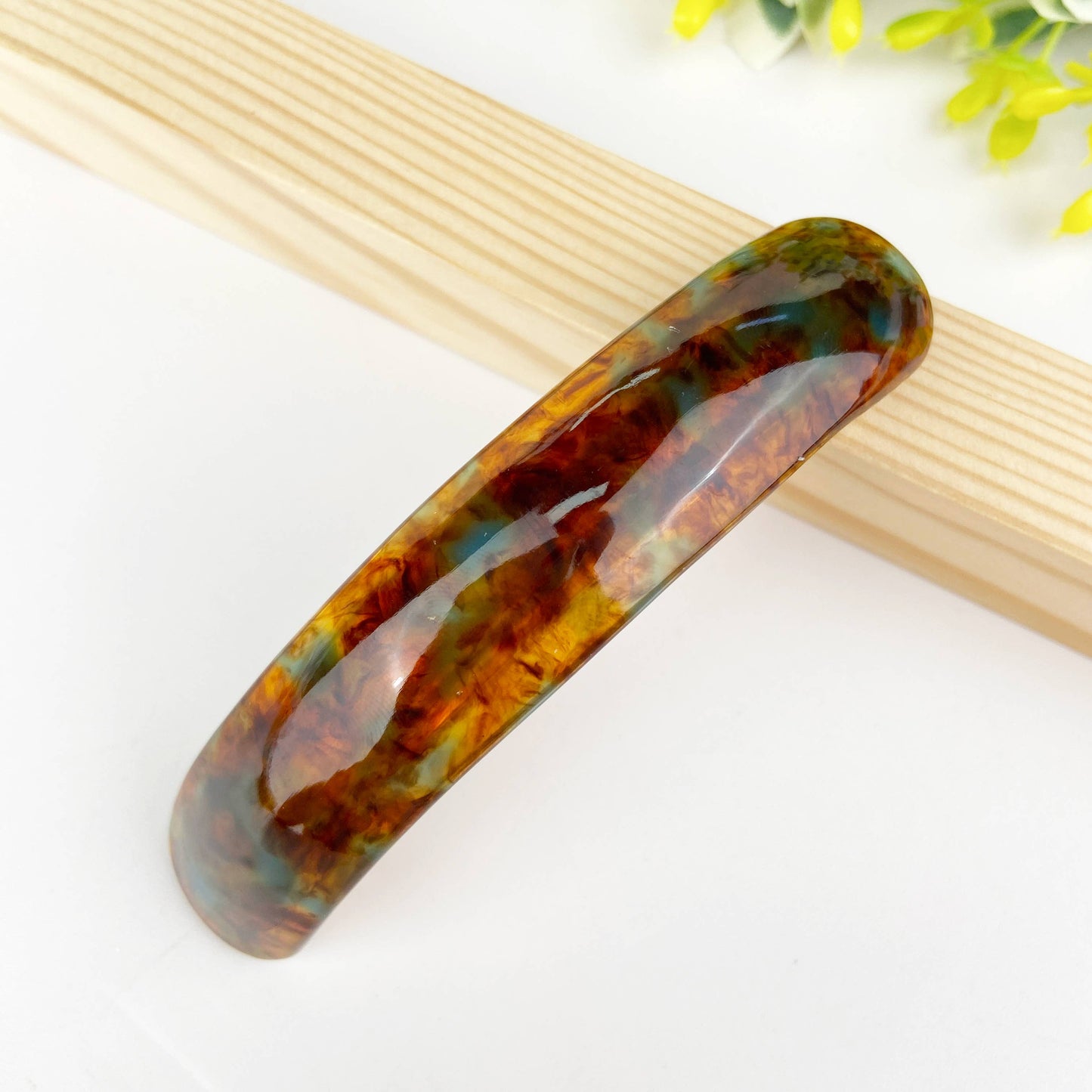 TheDivaSoap - Acetate crescent hair clip: A