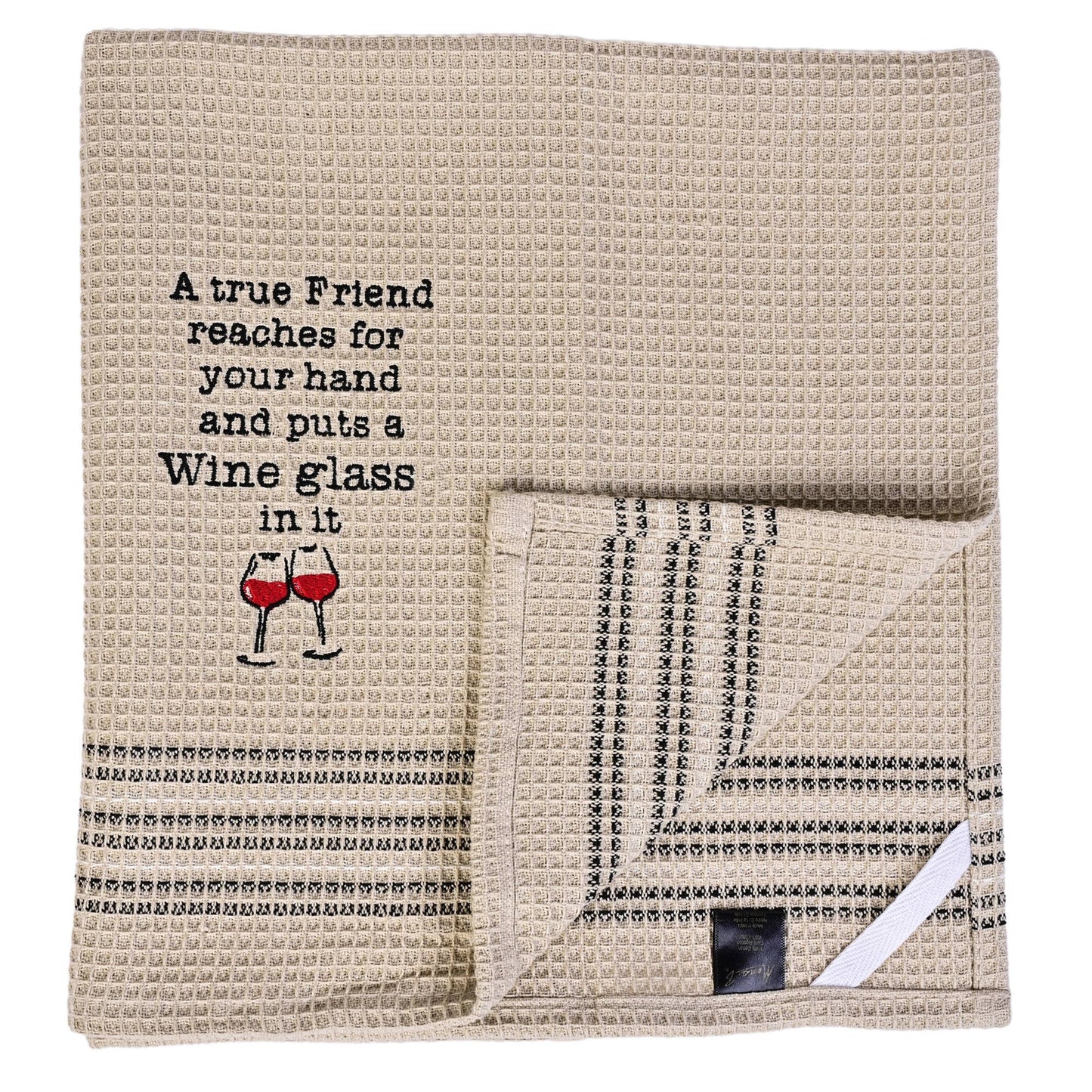 Mona B. - TRUE FRIEND DISHTOWEL- Set Of 2, MH-304