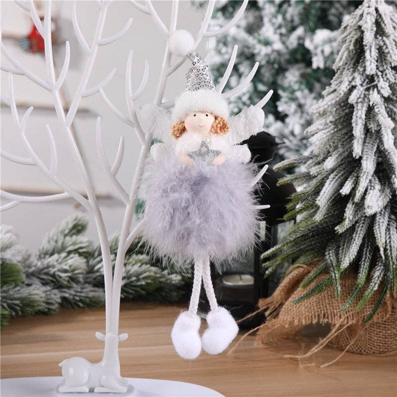 ShieldChic - Feather Angel Christmas Ornament: 2