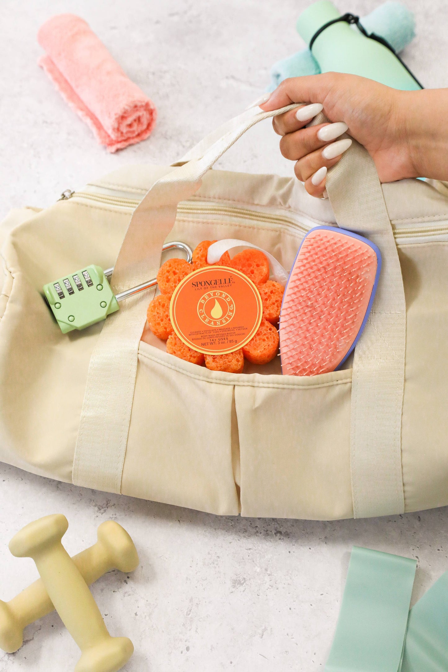 Spongellé | Christmas 2025 | Stocking Stuffers | Gifts - Lily of the Valley Wild Flower | Soap Sponge | Soap Buffer