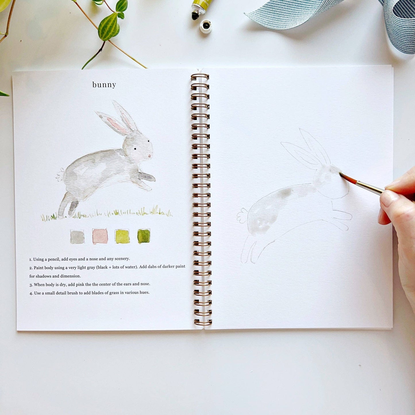 emily lex studio - Animals watercolor workbook presale