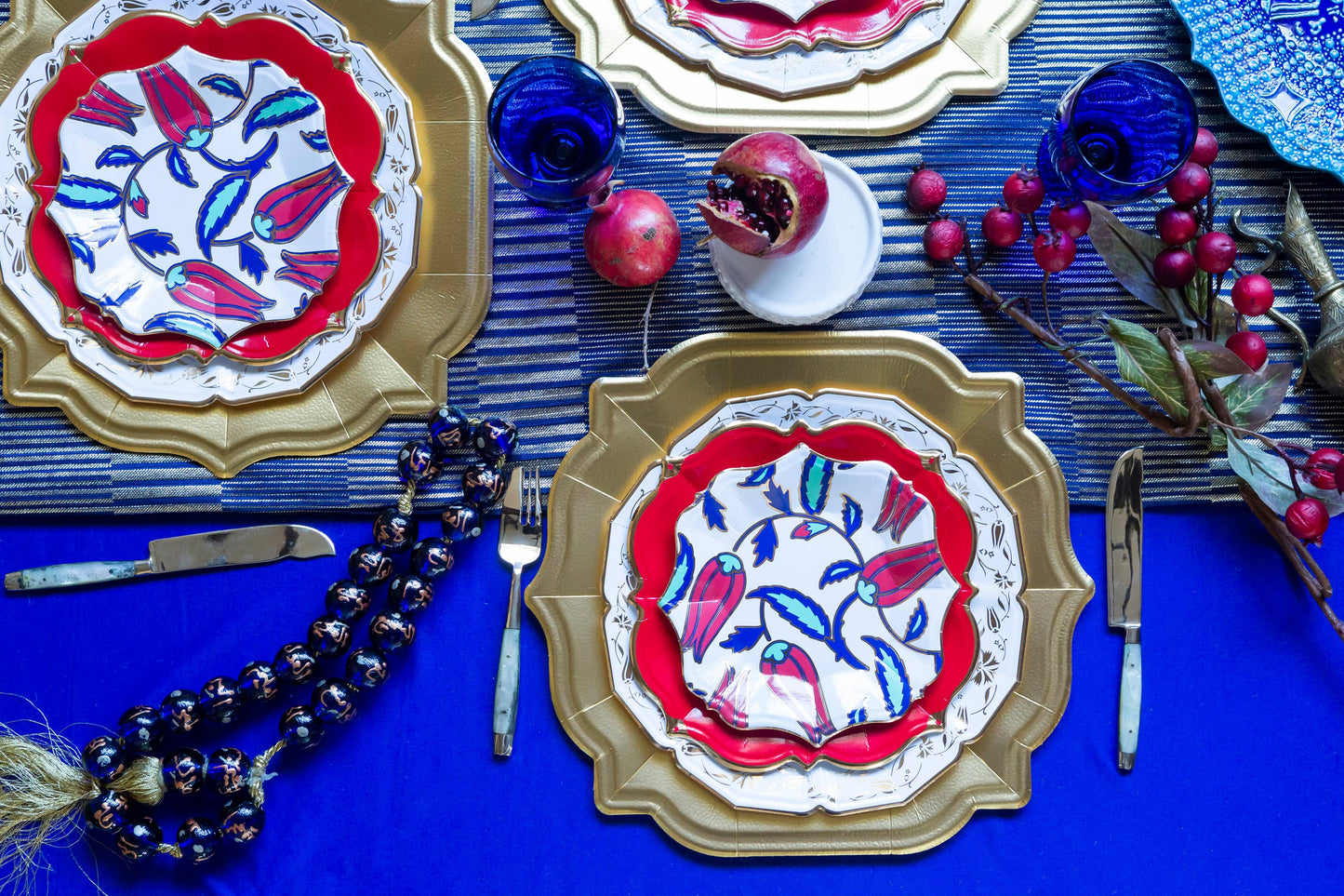 Eid Creations - 8 Ruby Lunch Plates