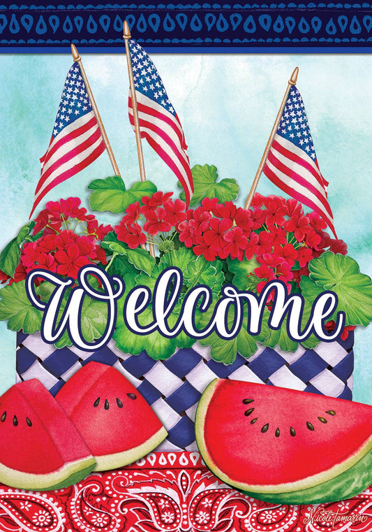 Custom Decor - Watermelon and Flags-FM