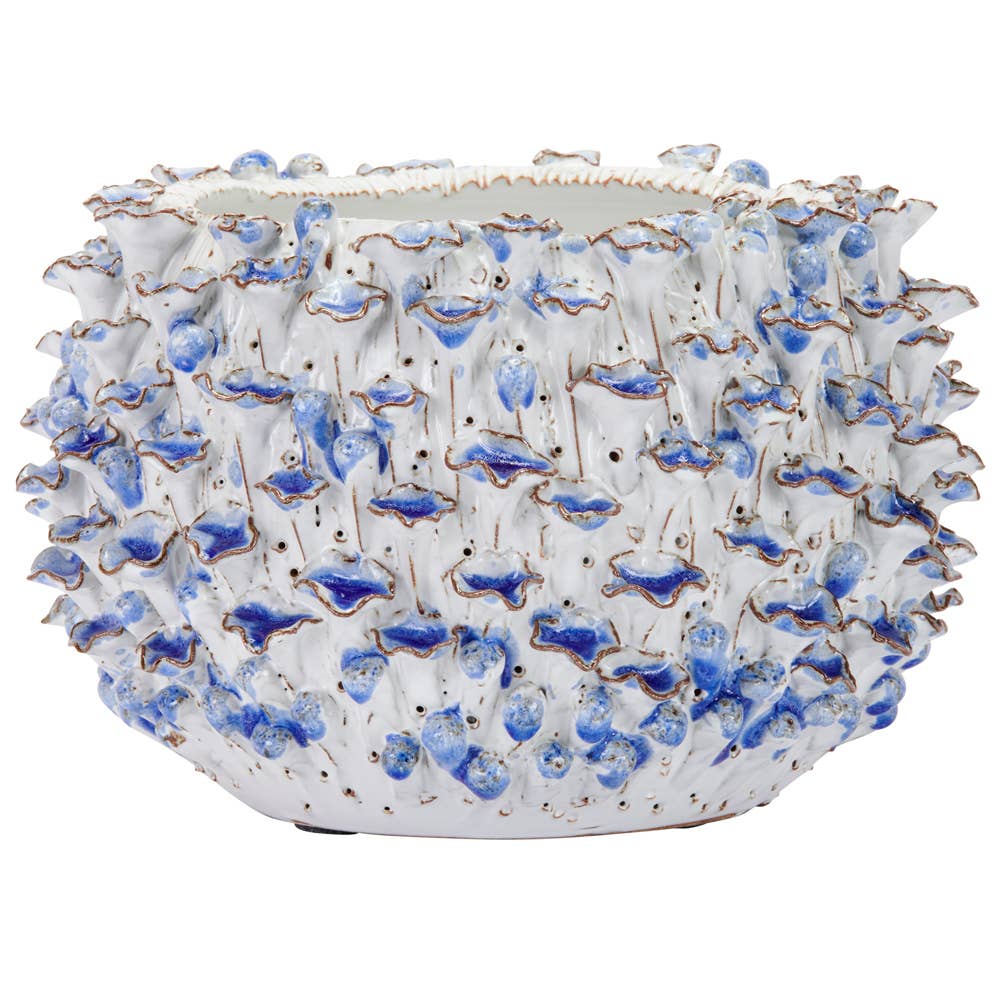 Continental Home - Blue and White Sea Mushroom Vase