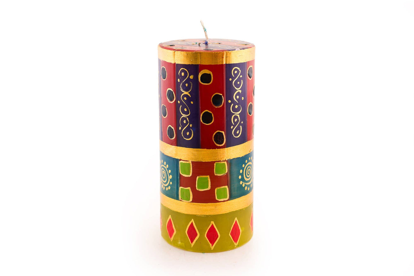 Thumbprint Artifacts - African Mineral Candle: Pillar 3” x 4” (50 hour burn time)