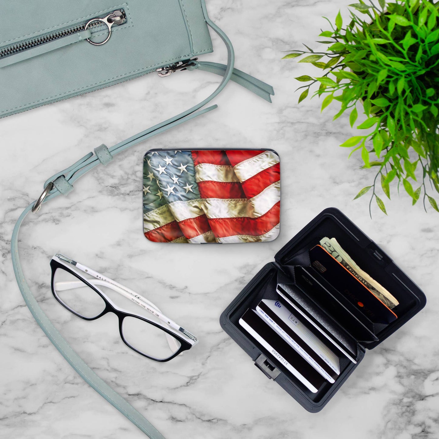 Monarque - American Flag Armored Wallet