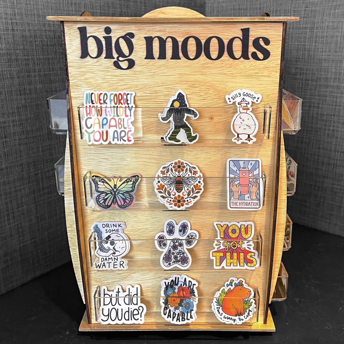 Big Moods - 48 Count Spinner Sticker Stand Display