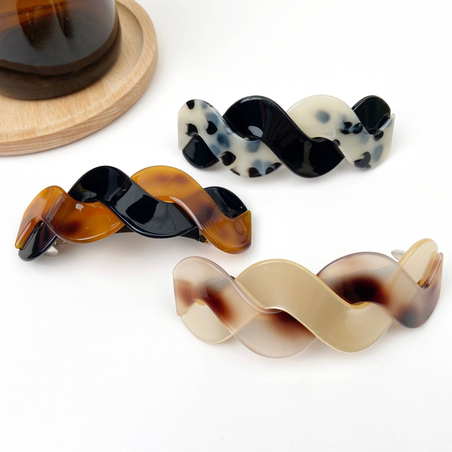 TheDivaSoap - Bow-knot Duckbill Hair Clip: Black