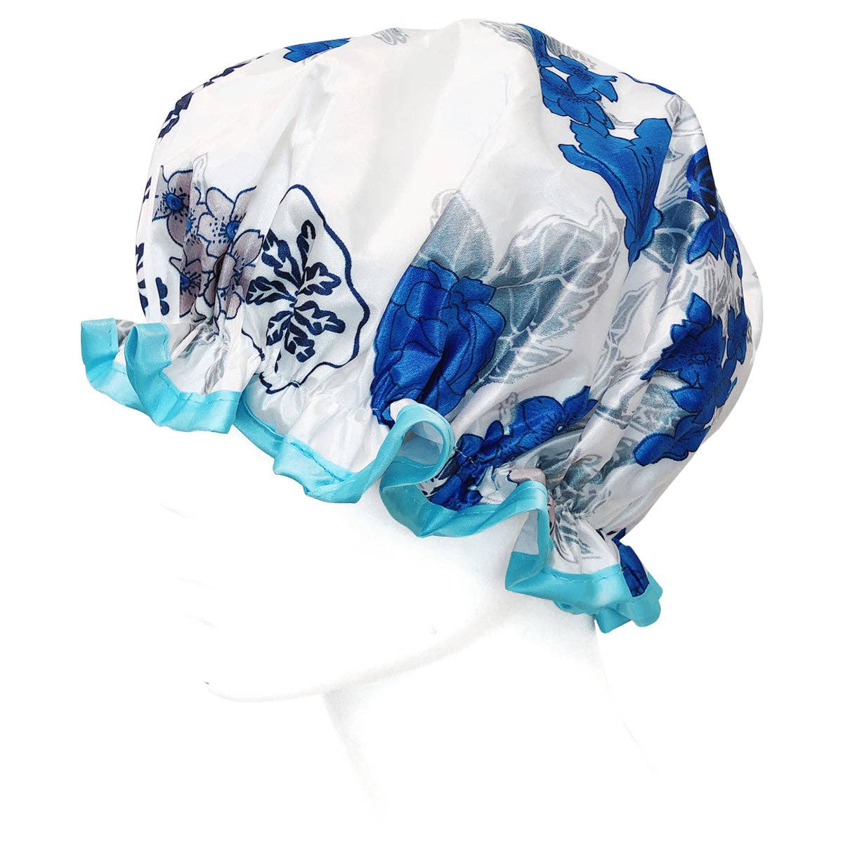 Wrapables.com - Wrapables  Double Layer Waterproof Shower Caps (Set of 4): Majestic Floral