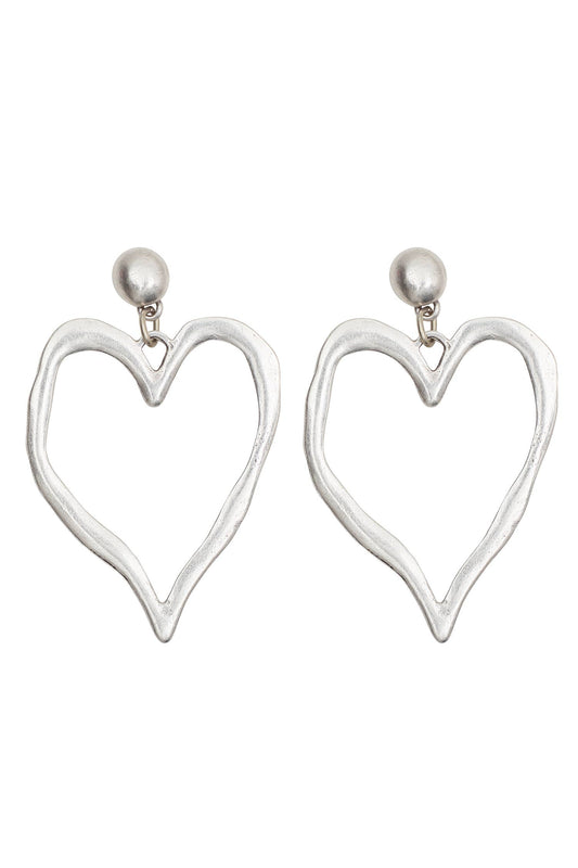 Chanour - Handmade Pewter Earrings - NE1553