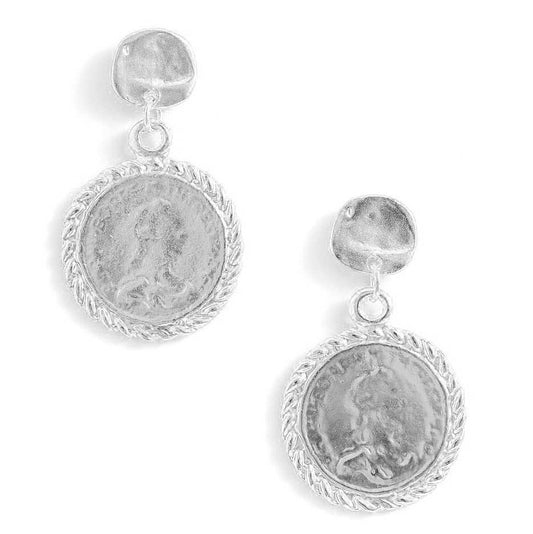 KARINE SULTAN - Doin drop earring: Silver