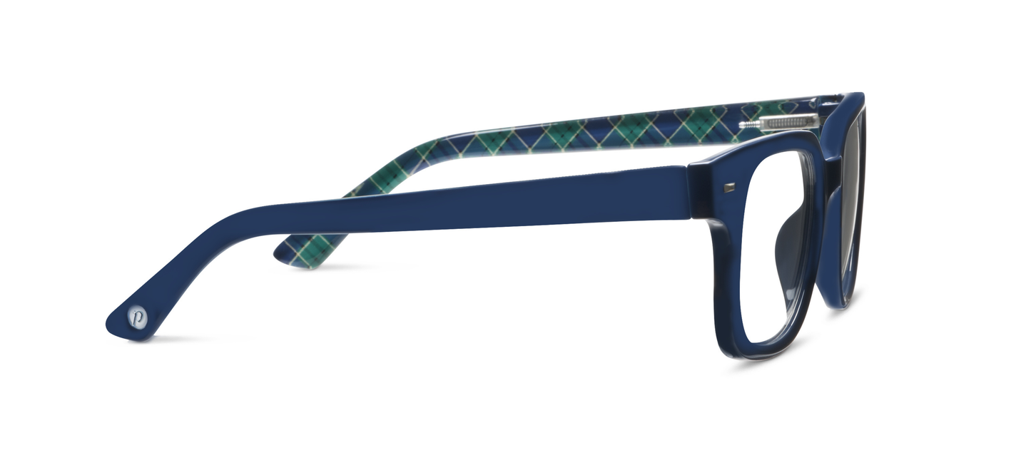 Peepers - Glossary (Blue Light): Black/Wavy / Reading / 2.00