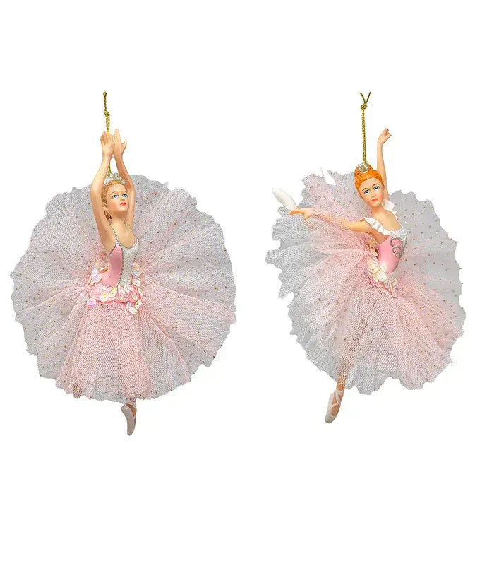 Kurt S. Adler, Inc. - 7.1" Resin Pink Ballerina Ornament - Thumbnail 2