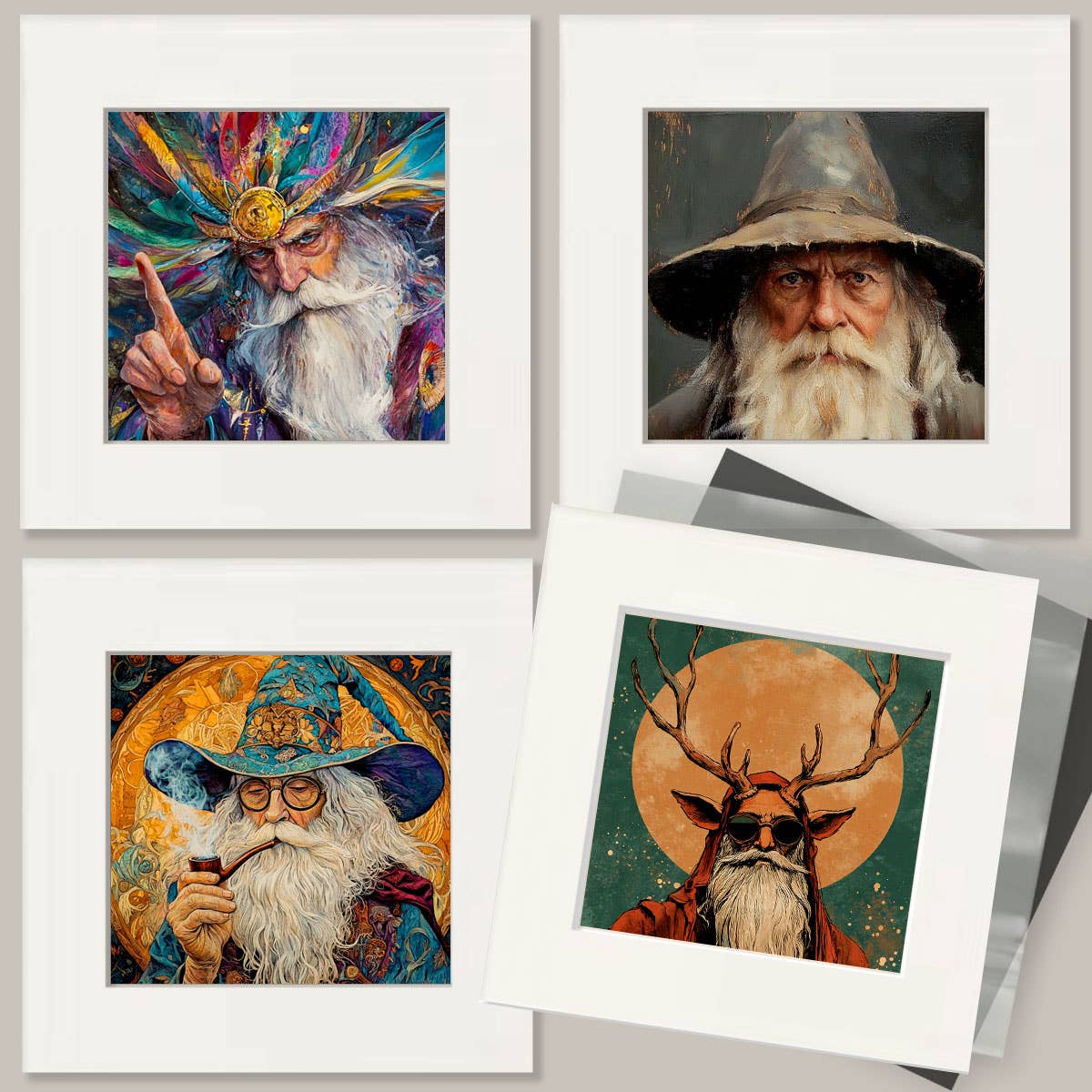 Mowbi - Good Enough - Wizard Logic Wall Art Prints – 8″x10″ Artwork for 11″x14″ Frame