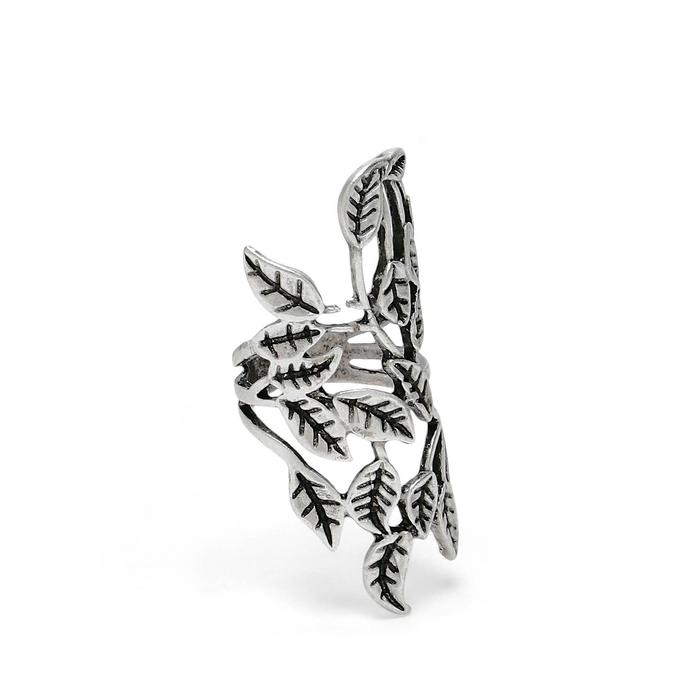 Chanour - Handmade Brass Ring In Silver Plated - P4054-17