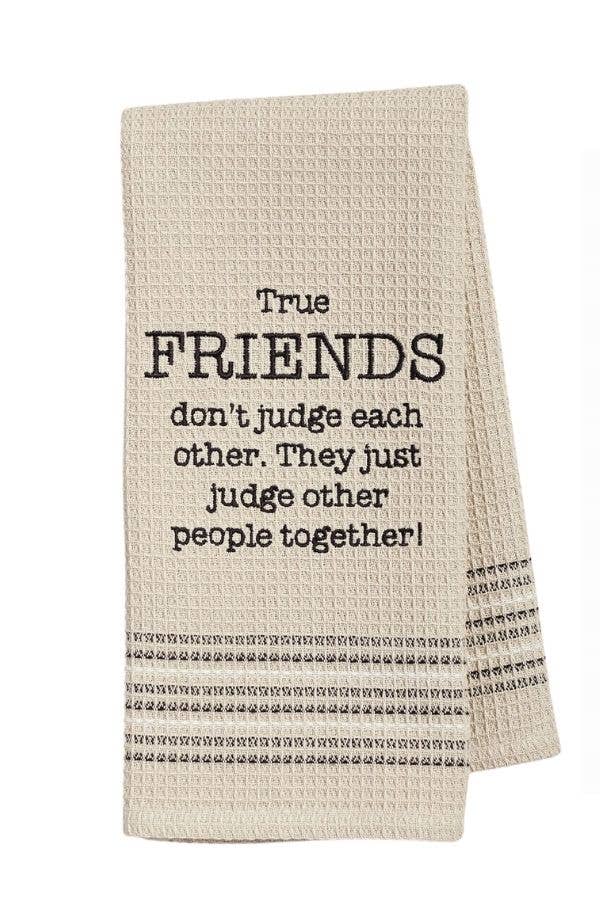 Mona B. - FRIENDS WAFFLE-WEAVE DISHTOWEL (Set of 2), MH-128