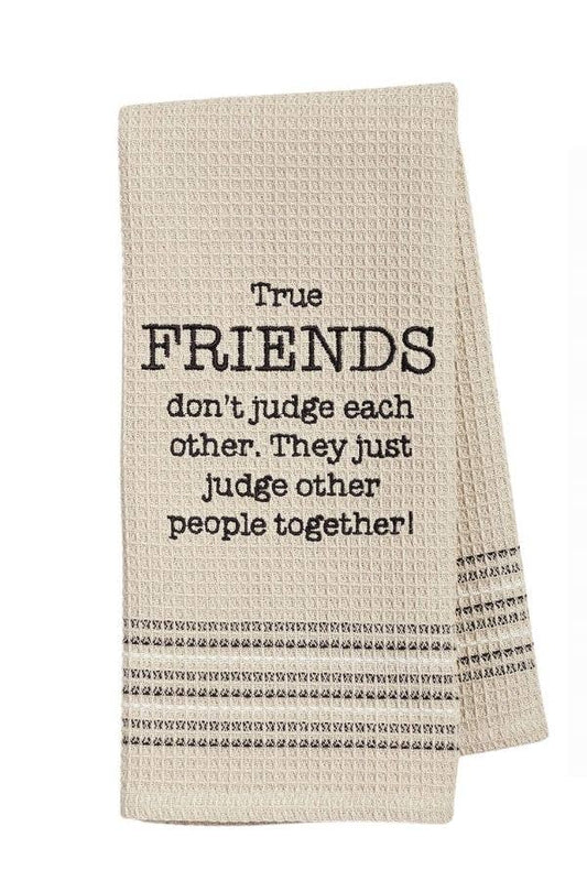 Mona B. - FRIENDS WAFFLE-WEAVE DISHTOWEL (Set of 2), MH-128
