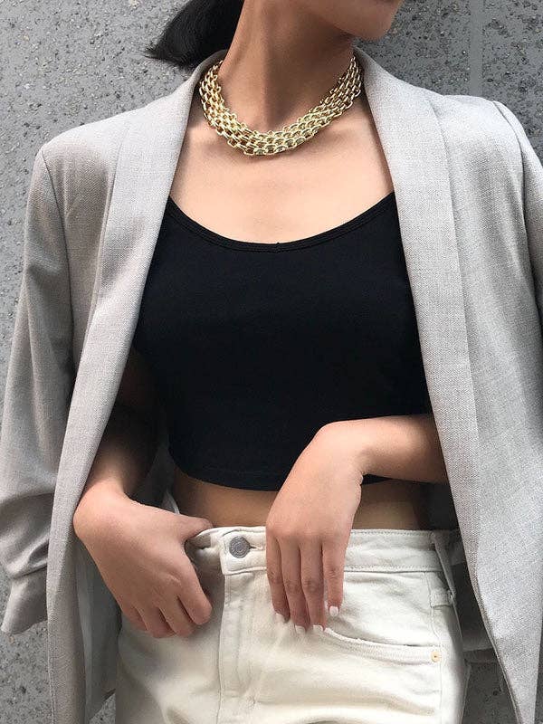 Elanora - Stylish Selection Necklaces Accessories: SILVER / One_size