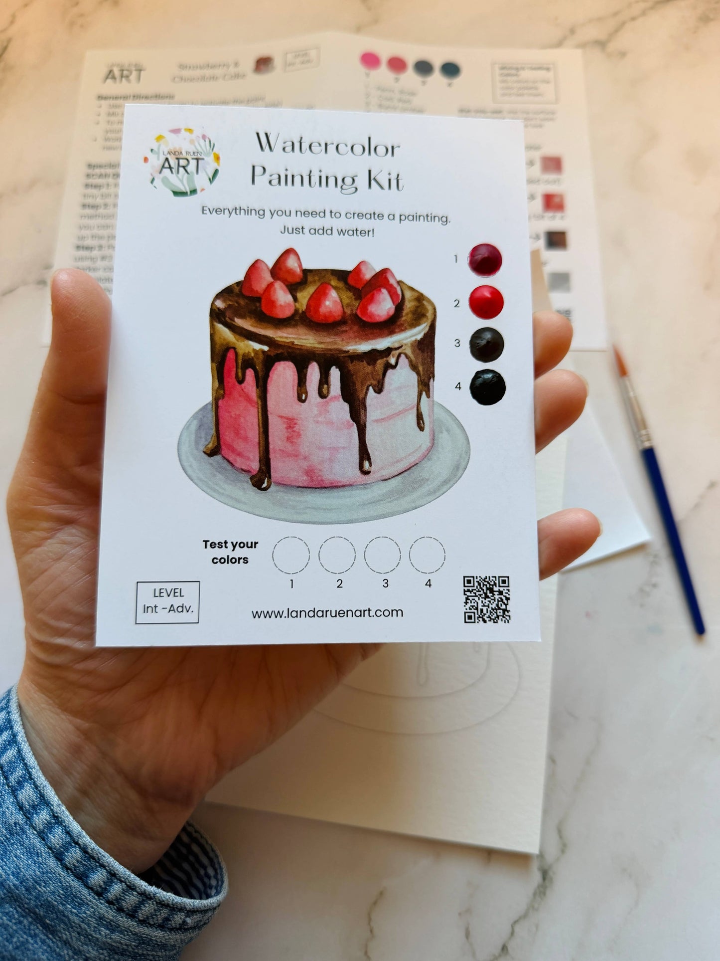 Landa Ruen Art - Cake Watercolor Kit