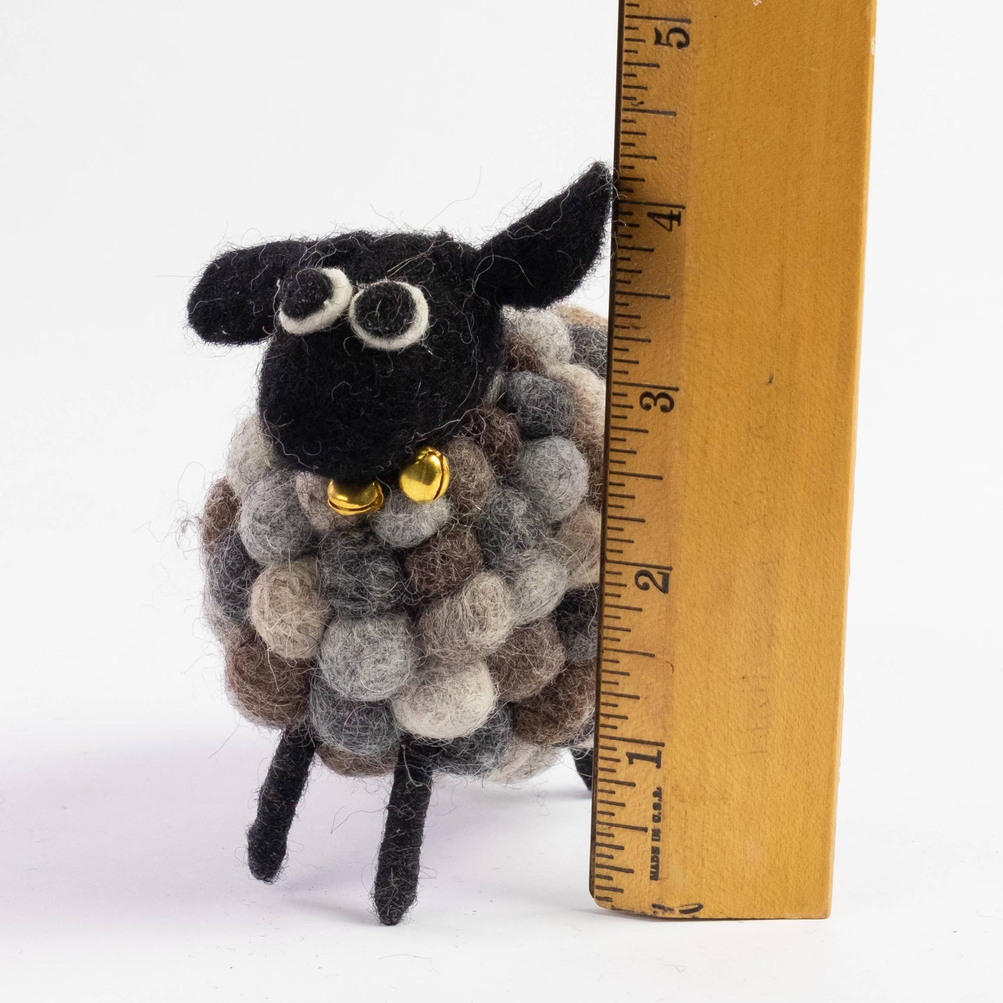 The Winding Road - Felt Grey Ball Sheep