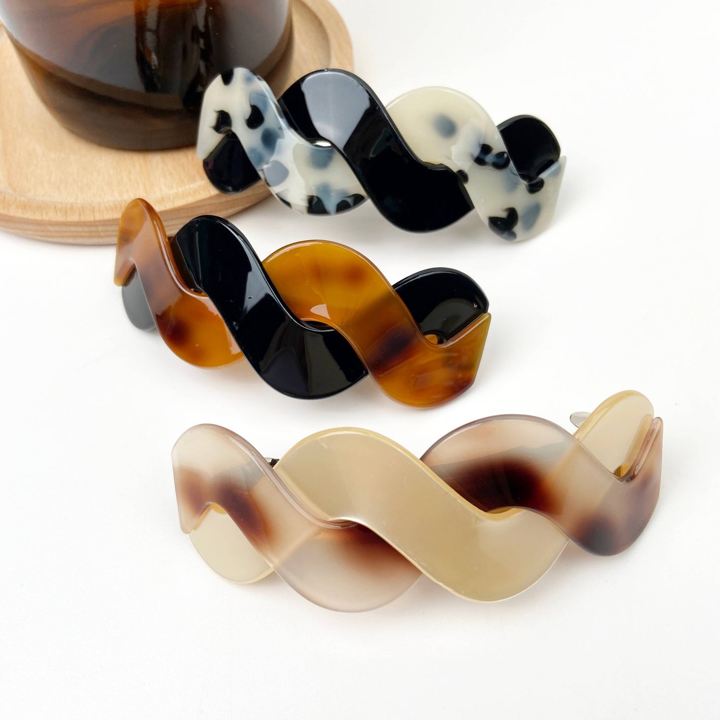 TheDivaSoap - Bow-knot Duckbill Hair Clip: Black