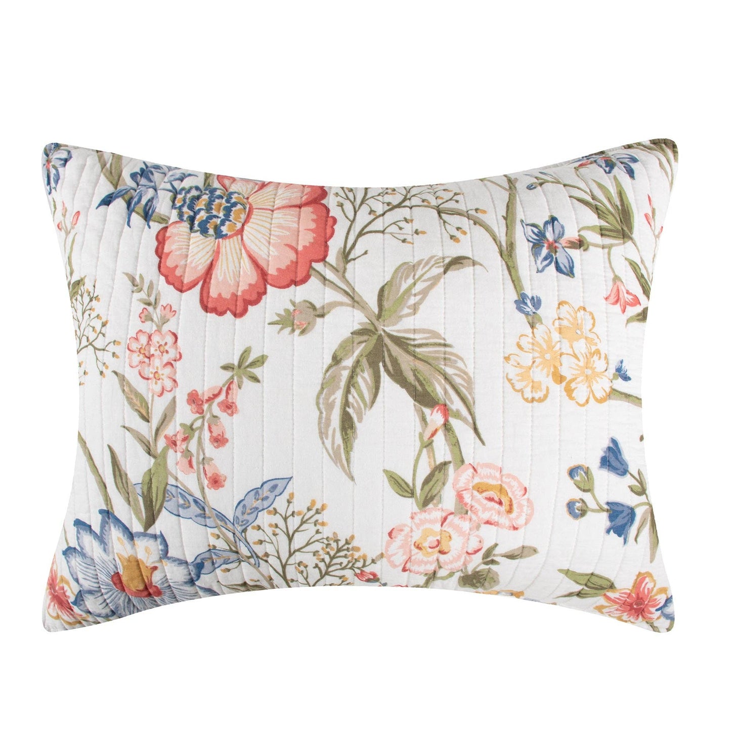 Levtex Home - Maileen Quilt Set: Neutral Blue / King/Cal King