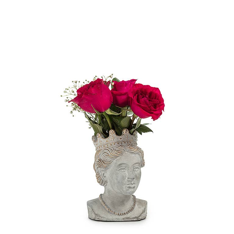 Abbott - Xs Queen Head Planter-7"H