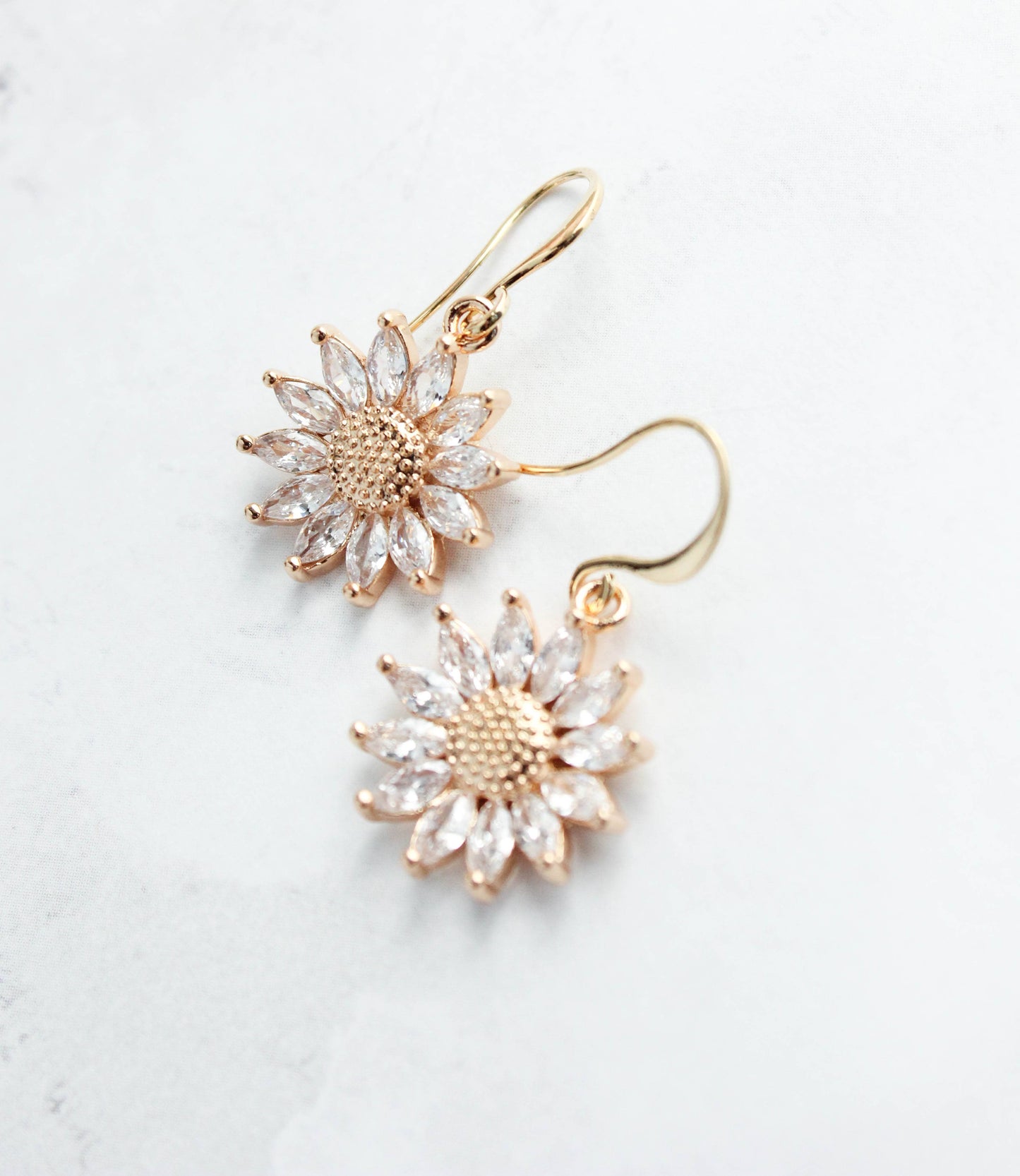 A Pocket of Posies - Sunflower Earring | Sparkling Glass Earrings