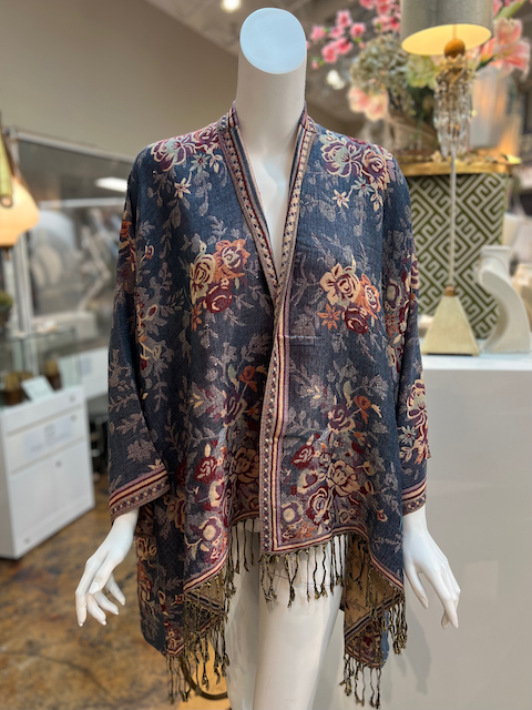 Pretty Persuasions - CP23148 London Chic Kimono Wrap: 05 Denim