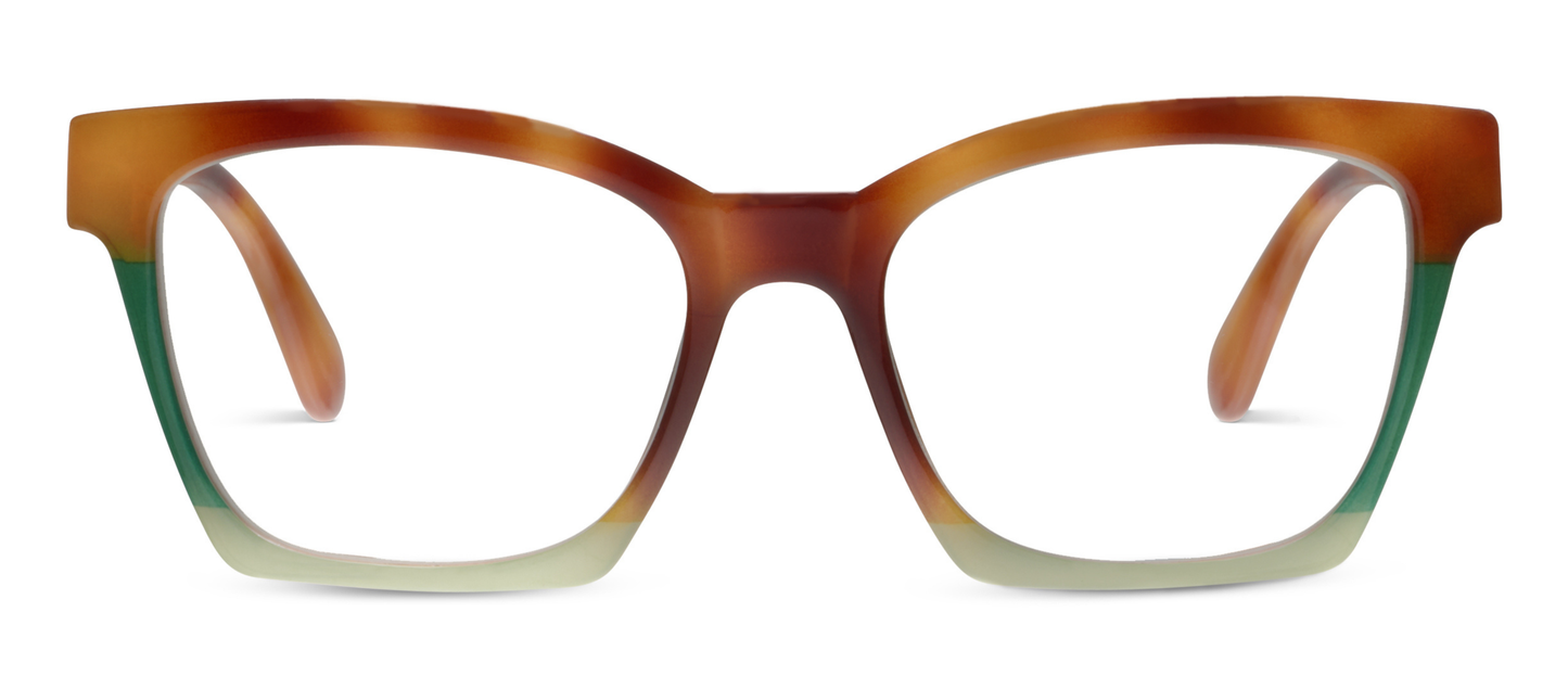 Peepers - Birdie (Blue Light): Peepfetti Tortoise Colorblock / Reading / 2.25
