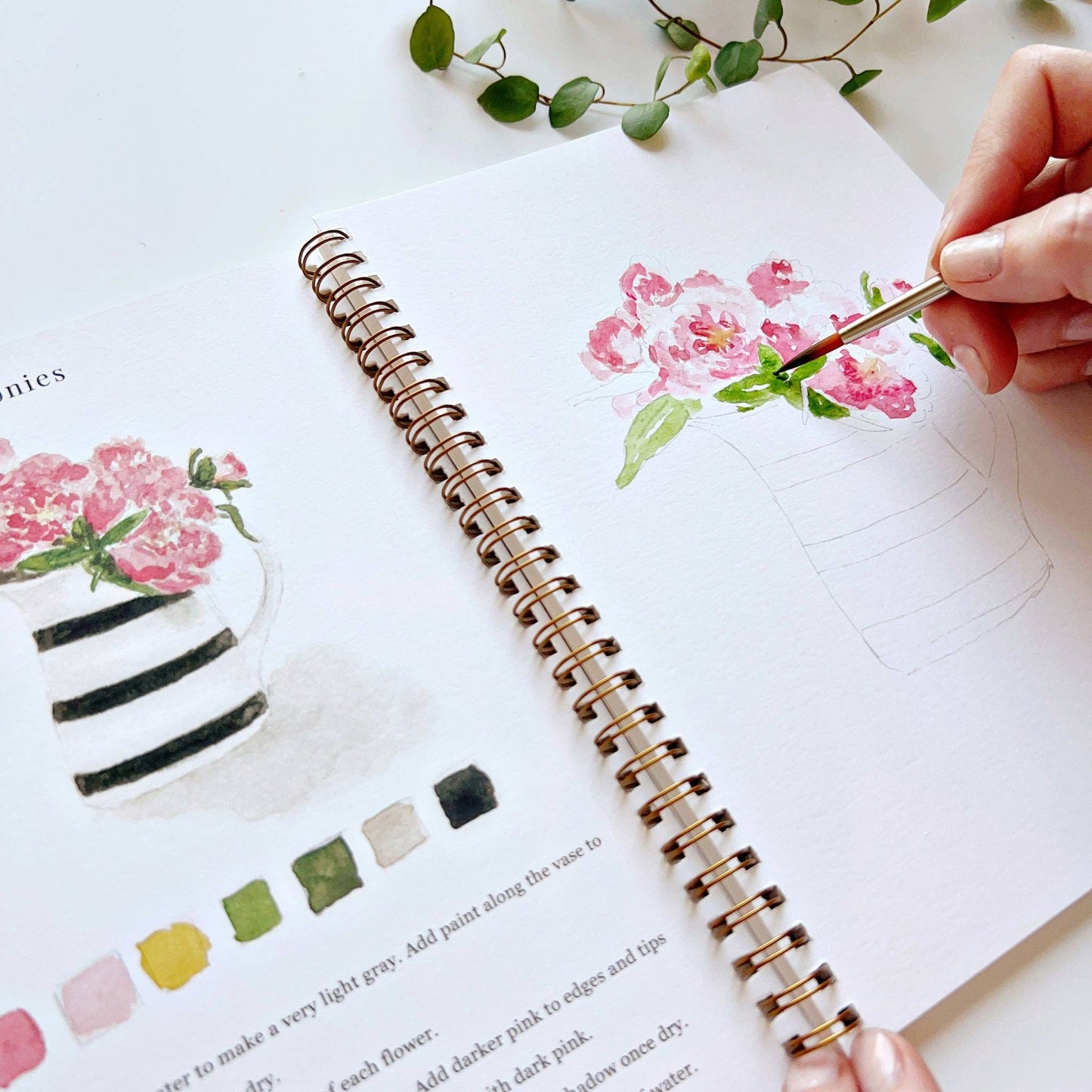 emily lex studio - Bouquets watercolor workbook presale